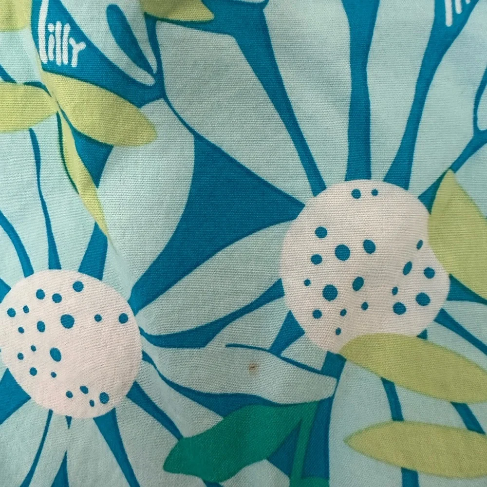 Lilly Pulitzer Blue and Green Floral Skort size 16